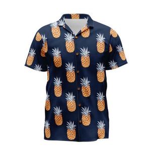 เสื้อฮาวายแขนสั้นสำหรับผู้ชายเสื้อออกแบบเองสำหรับใส่เดินชายหาดสำหรับฤดูร้อน - Product Image 1