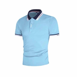 Gran oferta de Golf 100% de algodón para hombre para Polo estilo personalizado patrón sólido transpirable de alta calidad hecho en marca de Pakistán - Product Image 2