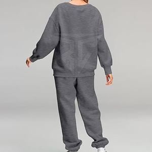 Jersey cómodo de alta calidad, traje de sudor para mujer, diseño ajustado a la moda para entrenamiento de invierno - Product Image 3