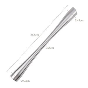 Muddler de Cócteles de Acero Inoxidable Premium, Herramienta de Barra Delgada y Resistente para Triturar con Precisión, Mezclar Suavemente y Preparar Bebidas Profesionalmente - Product Image 2