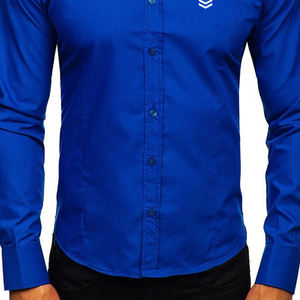 เสื้อแขนยาวลำลองสำหรับผู้ชายเสื้อสีพื้นระบายอากาศน้ำหนักเบา - Product Image 5