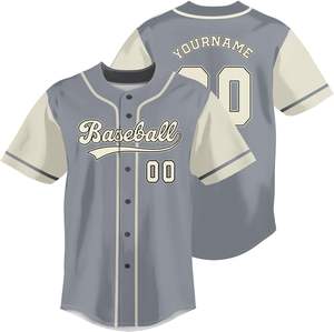 Maillots de baseball personnalisés de haute qualité avec un design respirant Nom et numéro personnalisés Options de taille plus Prix très raisonnables - Product Image 6