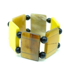 Pulsera personalizada pulida hecha a mano con cuerno de búfer Natural, brazalete con diseño increíble - Product Image 6