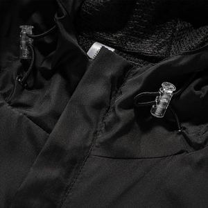 Chaqueta de lluvia de poliéster suave de talla grande para hombre de diseño personalizado cazadora impermeable de calle alta para correr al aire libre Lona de invierno - Product Image 5