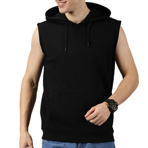 Fabriqué au Pakistan, sweat-shirts sans manches décontractés d'hiver, vêtements de rue, logo personnalisé, vente en gros - Product Image 1