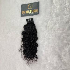 Extensiones de cabello Remy indio crudo sin procesar para niñas y mujeres Paquete de cabello rizado de un solo donante - Product Image 4