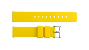 Correa de Reloj Inteligente Deportiva JD417 Amarilla, Resistente al Agua, Transpirable, Duradera, de Silicona Suave y Ligera, con Hebilla de Acero Inoxidable de 12-24 mm y 27 cm - Product Image 3