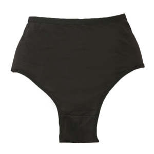 กางเกงในสตรีแบบเรียบ - สีดำ - Product Image 1
