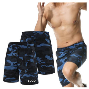 Shorts de basket-ball à séchage rapide, style streetwear, logo personnalisé OEM, confortables, décontractés, en maille, anti-rides, unis - Product Image 2