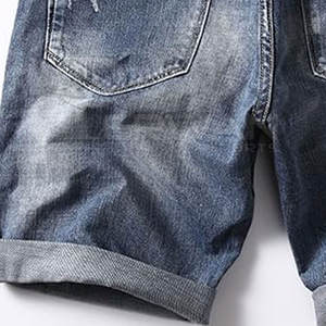 กางเกงยีนส์กางเกงขาสั้นสำหรับผู้ใหญ่ดีไซน์ใหม่ล่าสุดบริการออกแบบตามสั่ง - Product Image 6