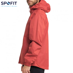 Veste bomber imperméable à séchage rapide coupe-vent personnalisée OEM pour l'extérieur avec capuche Design avant Vente en gros pour hommes - Product Image 3