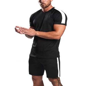 Vêtements pour hommes grande taille été 2 pièces survêtements et shorts ensemble unisexe survêtement à manches courtes t-shirts et shorts ensembles pour hommes 2025 - Product Image 2