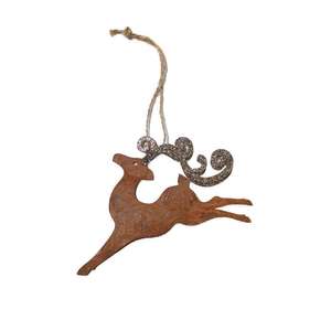 Adorno Navideño Colgante de Hierro Forjado Antiguo de Cobre con Diseño Personalizado para Decoración Navideña del Hogar - Product Image 6