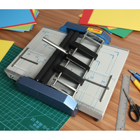 Machine à faire des livrets multifonctionnelle 3 en 1, conçue pour le traitement polyvalent du papier, y compris l'agrafage, le pliage, les tâches d'agrafage latéral