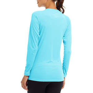 Chemise à capuche à manches longues pêche randonnée chemise extérieure en gros 100% Polyester séchage rapide femmes UPF 50 + Protection solaire - Product Image 2