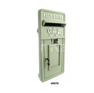 Boîte aux lettres autoportante en métal massif Offre Spéciale beau motif de fleurs mural coffre-fort sécurisé décor extérieur pour la maison belle - Product Image 2