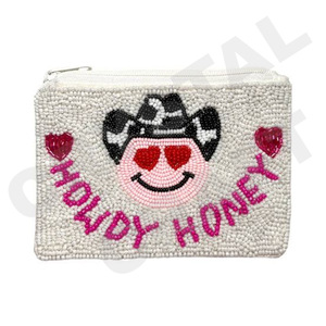 Make a Wish Handmade Custom Seed Perlé Coin Pouch Wallet avec fermeture à glissière Design de mode de haute qualité - Product Image 2