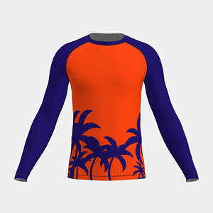 Livraison gratuite Jiu Jitsu brésilien Rashguard Chemise de compression à sublimation personnalisée pour hommes MMA No Gi Dropshipping Free Mock - Product Image 6