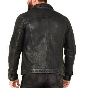 2024 Wholesale New <b>Winter</b> <b>Leather</b> <b>Jackets</b> Men Casual Thick <b>Winter</b> Heavy Weight <b>Leather</b> <b>Jackets</b> for Men - Product Image 3