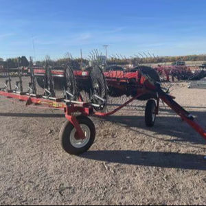 Nuevo rastrillo de heno H&Ss de 12 ruedas de alta capacidad, herramienta agrícola de 55 pulgadas - Product Image 1