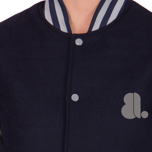 Écussons de broderie de logo personnalisé veste universitaire d'hiver pour dames Offre Spéciale quantité en vrac femmes vestes Letterman - Product Image 6