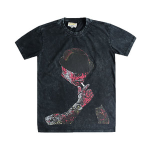 High Quality 100% Premium Cotton Men's T-Shirt Custom Printing with Blank Design <b>Mix</b> Size and Color Logo Design Print - Product Image 6