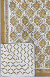 100% coton Jaipur main bloc imprimé lit simple Dohar Artisan fait léger fabriqué à la main doux coton réversible Dohar - Product Image 4