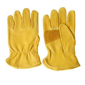 Guantes de Seguridad de Cuero Transpirable con Diseños Únicos 2026, Marca Privada, Personaliza con Tu Propio Logotipo, Guantes de Seguridad de Cuero de Buen Material - Product Image 1