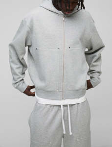 Wholesale OEM/ODM Top Selling Streetwear Oversized Zip up Tracksuit Set Two-Piece <b>Jogger</b> Flare <b>Baggy</b> Oversized tracksuit for <b>men</b> - Product Image 3