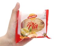 Pastel de Durian Pia, el Más Vendido, Hecho con Fruta de Durian Limpia, 100% Natural y Orgánico, Relleno de Taro de Durian, Sin Azúcar, Bajo en Carbohidratos