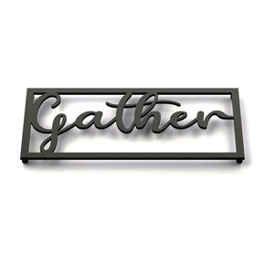 ขาตั้งสามขา "ครอบครัว" อะลูมิเนียมรองหม้อไฟสีดำของขวัญตกแต่งบ้านขายส่ง - Product Image 3