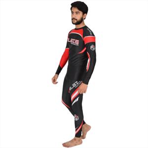 เสื้อยืดพิมพ์โลโก้ JJ BLANK MMA rash GUARD สำหรับผู้ชายแบบเป็นทางการออกแบบโลโก้ได้ตามต้องการ - Product Image 3