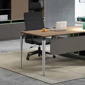 Bureau debout moderne de luxe en chêne, facile à assembler, pour la maison, le bureau ou l'école, hauteur réglable, table d'ordinateur ergonomique - Product Image 2