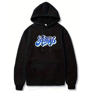Impression graphique personnalisée 100% coton sweat à capuche en polaire lourde Streetwear sweat à capuche pour la saison d'automne - Product Image 1