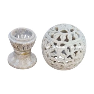 หินทำมือแกะสลักมือดีไซน์เป็นรูปวงกลมสำหรับตกแต่งบ้านและโรงแรม - Product Image 1
