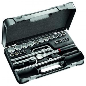 Assortiment de 30 douilles hexagonales de 1/2'' Usag dans un coffret ABS, pratique pour un usage quotidien - Product Image 1