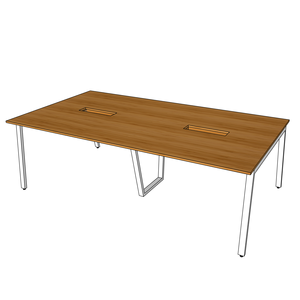 โต๊ะประชุมสำนักงานสไตล์มินิมอลทันสมัย Aton ขนาด 240x120 ซม. รุ่น BFATB016 - Product Image 1