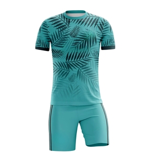 Uniformes de Fútbol Unisex para Adultos, Transpirables, de Secado Rápido, Sublimación Personalizada, Ecológicos, 100% Poliéster, Cuello Redondo, Manga Corta - Product Image 2