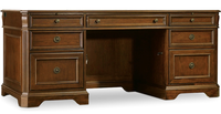 Grand bureau classique pour la maison / Bureau d'ordinateur pour la maison avec tiroirs de rangement