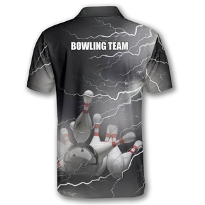 Maillots de bowling entièrement personnalisables avec tissu doux de qualité supérieure, impressions par sublimation haute clarté et personnalisation du nom - Product Image 4