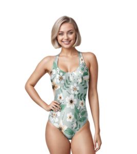 Nuevo Traje de Baño para Mujer con Diseño Personalizado, Traje de Baño de Poliéster al por Mayor, Traje de Baño de Sublimación Completa para Mujer - Product Image 1