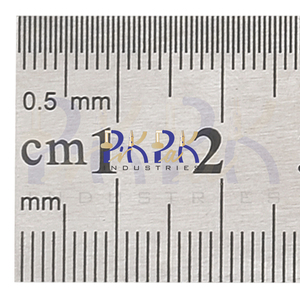 Regla de Acero PIK PAK TOOLS, Borde Recto, Doble Escala, 12 Pulgadas, Ancho de Línea de 1 mm, Herramienta de Medición de Precisión para Joyería y Manualidades - Product Image 5