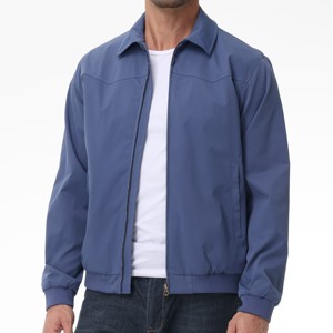 Vestes pour hommes, vestes de baseball, coupe-vent en polyester, imperméables, décontractées, vêtements d'extérieur, vestes bomber à fermeture éclair pour hommes - Product Image 3