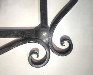 Marco de espejo, hierro forjado a mano. Único, único, - Product Image 6