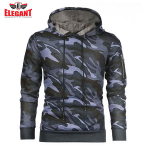 Camo Style nouveau modèle hommes décontracté sweats à capuche unis élégant sport qualité supérieure 100% coton polaire hiver dernière conception colorée - Product Image 3