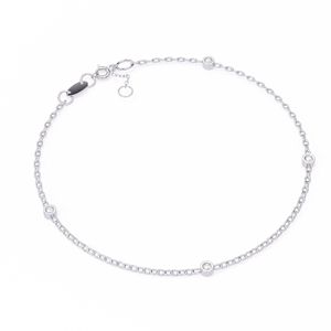Pulsera redonda de diamantes cultivados en laboratorio de excelente calidad 0.06ct en oro de 14 quilates para uso informal y diario Suministro mundial - Product Image 6