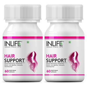 ベストセラーのヘアサポートサプリメント60野菜。カプセルアーユルヴェーダハーブヘアサプリメントヘアサポートサプリメント - Product Image 2