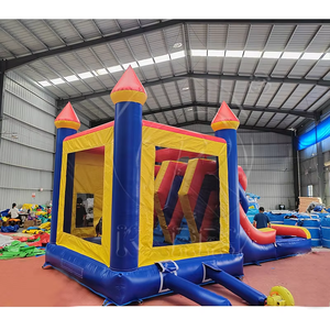 Wholesale Commercial Grade PVC <b>Inflatable</b> Bounce <b>House</b> with Slide 500kg Capacity Outdoor Party Bouncy Castle Jumper - Product Image 5
