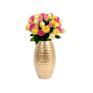 High Quality Brass Flower <b>Vase</b> with Engraving <b>Gold</b> Finish Industrial Design for Home Decor and Tabletop Christmas Decoration - Product Image 6