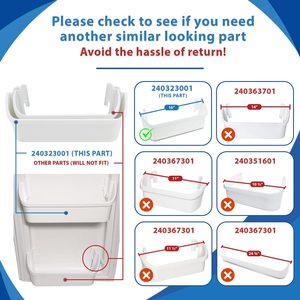 Contenedor de Repuesto para Estante de Puerta de Refrigerador Frigidaire # # # #   Uso Doméstico - Product Image 5